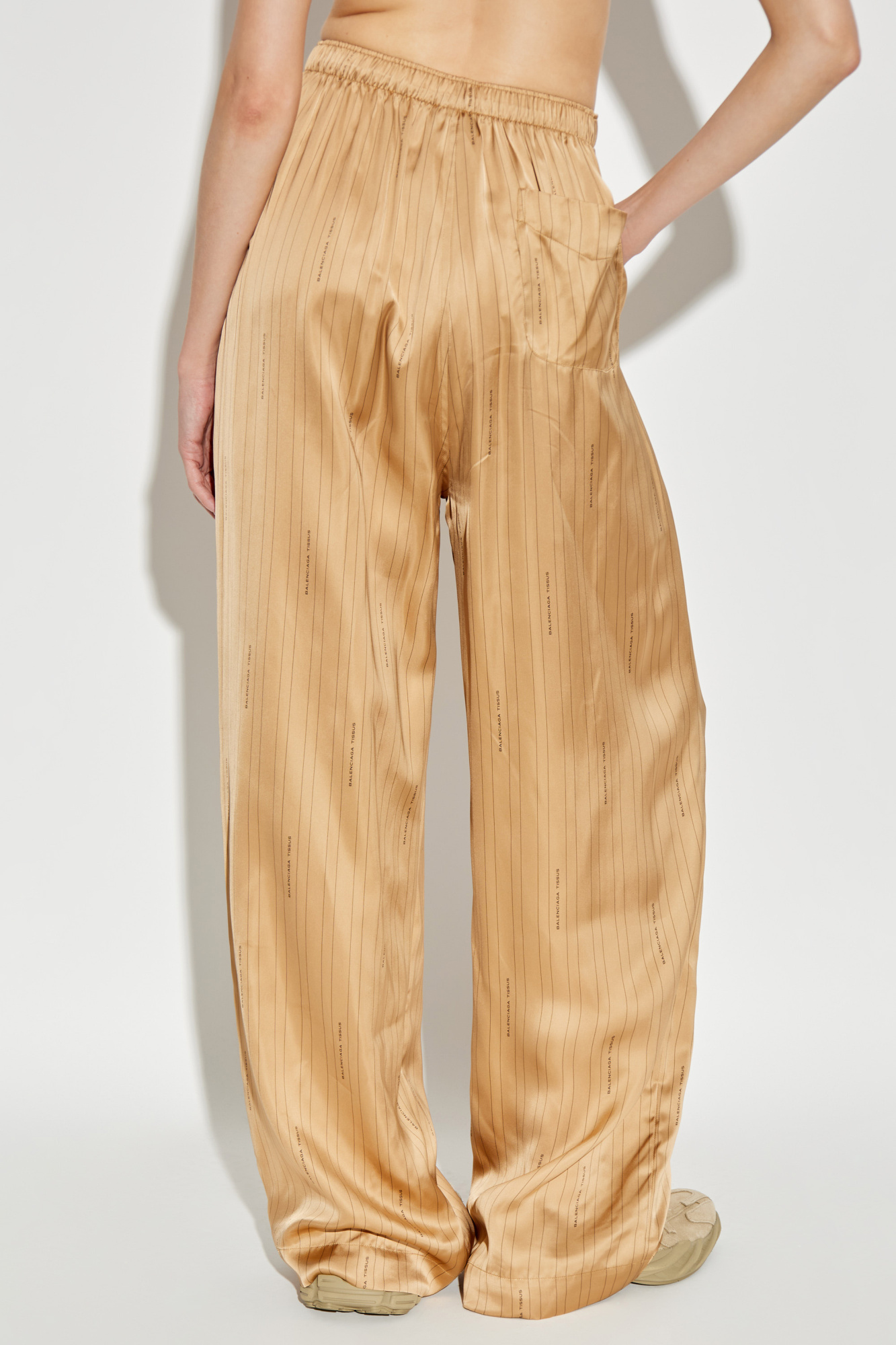 【関税＆送料込み】Balenciaga Satin Trousers Balenciaga - Silk pajama pants Fuchsia - The Corner